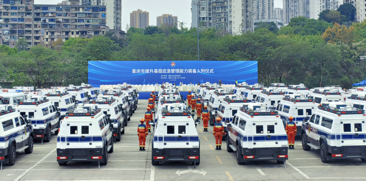 JSV江鈴改裝助力重慶應急救援，46臺猛士前突指揮車硬核交付！